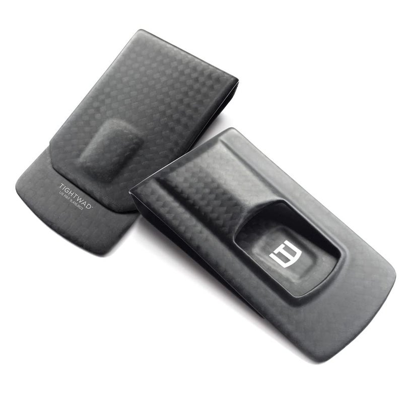 M-Clip The Tightwad Carbon Fiber Money Clip - Lightweight Minimalist Slim Wallet for Men - Front Pocket Cash and Credit Card Holder - Carbon Fiber Small Mens Wallets - Image 1