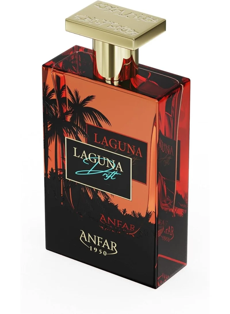 عنفر أنفار لاغونا دريفت أو دو بارفان 80 مل – عطر حمضي عطري للجنسين يدوم طويلاً مع اليوزو والنيرولي وإكليل الجبل