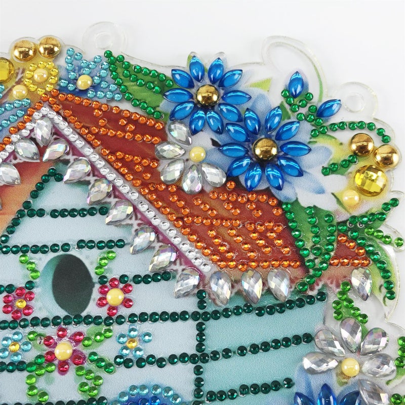 Diamond Painting Butterfly Pendant – Handmade PVC Home Decoration for Christmas - Image 3