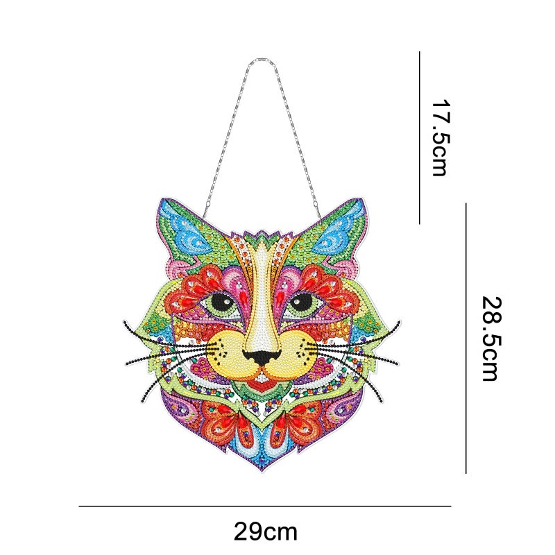 Diamond Painting Butterfly Pendant – Handmade PVC Home Decoration for Christmas - Image 1