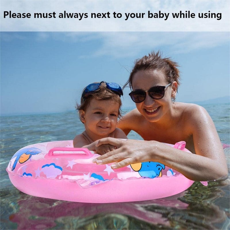Sealive Baby Swimming Float, Toddler Floaties with Infant Seat Boat & Double Handle, Childrens' First Swim Ring, Bathtub Toys Pool Accessories for Kids Toddlers - Image 4