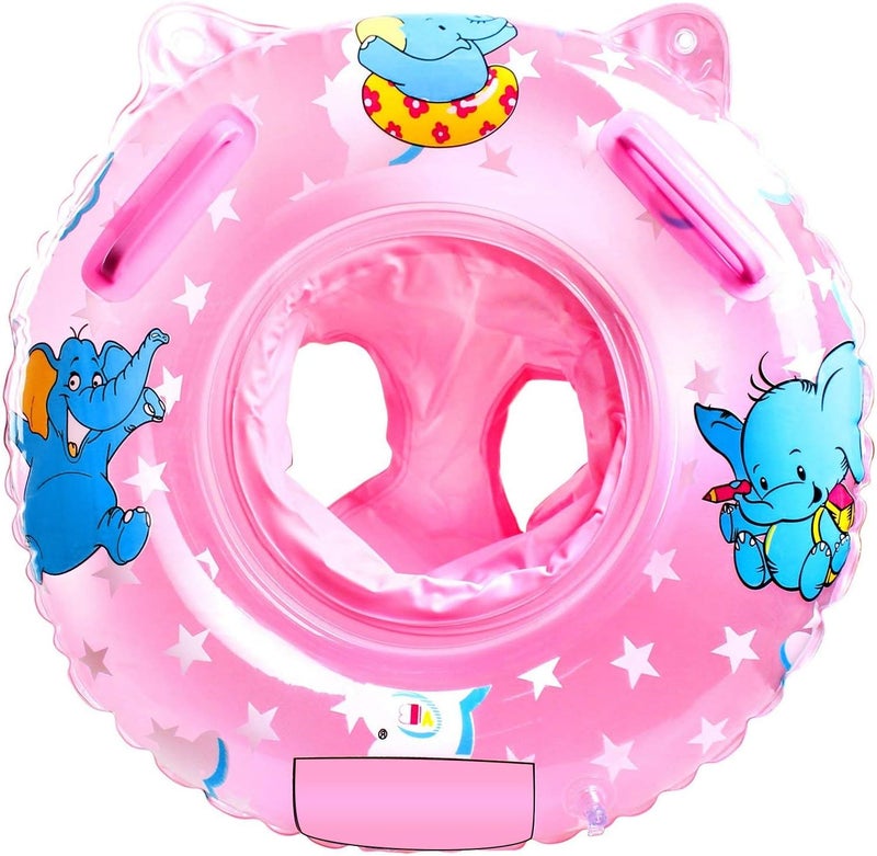 Sealive Baby Swimming Float, Toddler Floaties with Infant Seat Boat & Double Handle, Childrens' First Swim Ring, Bathtub Toys Pool Accessories for Kids Toddlers - Image 1