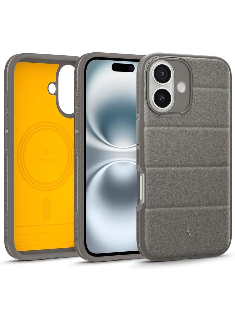 Caseology غطاء حماية آثليكس ماغ لجهاز آيفون 16 مع تقنية ماغ سيف - رمادي نشط - Image 1