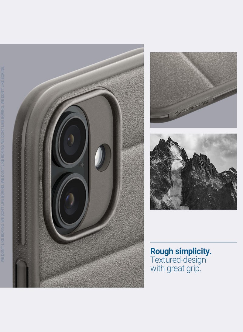 Caseology غطاء حماية آثليكس ماغ لجهاز آيفون 16 مع تقنية ماغ سيف - رمادي نشط - Image 3