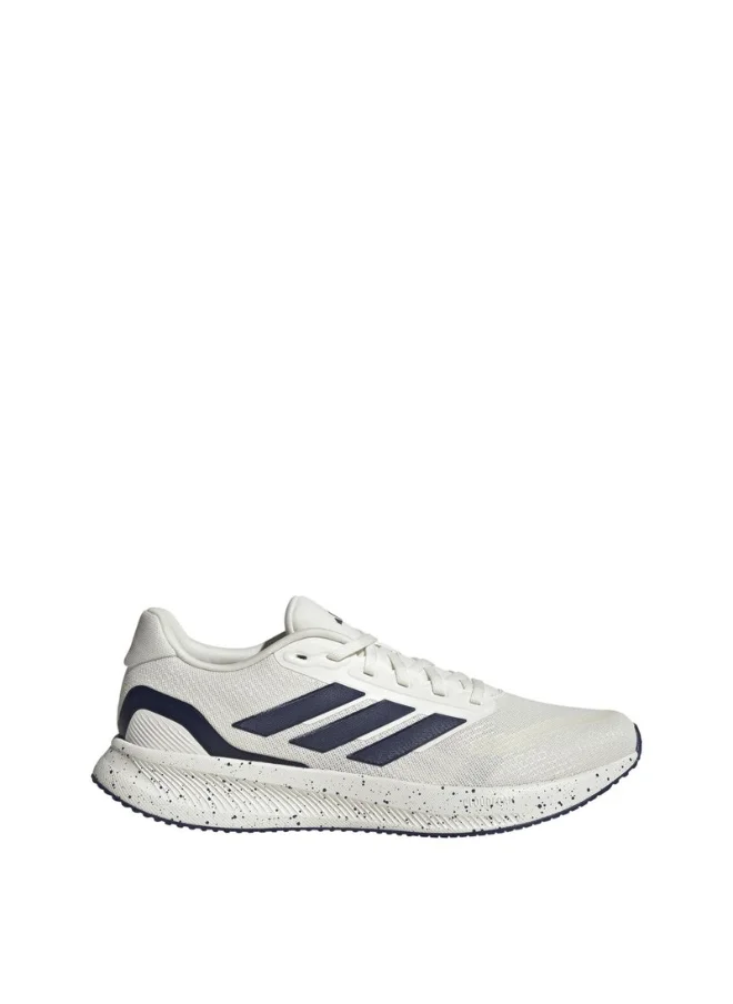 اديداس adidas RUNFALCON 5 White Running SHOES for Men - 6