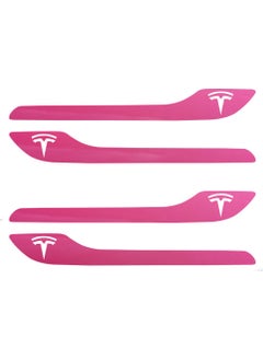 Tesla Model 3 - Specially Cut Tesla Logo Door Handle Sticker Set for Model Y (Set of 4)