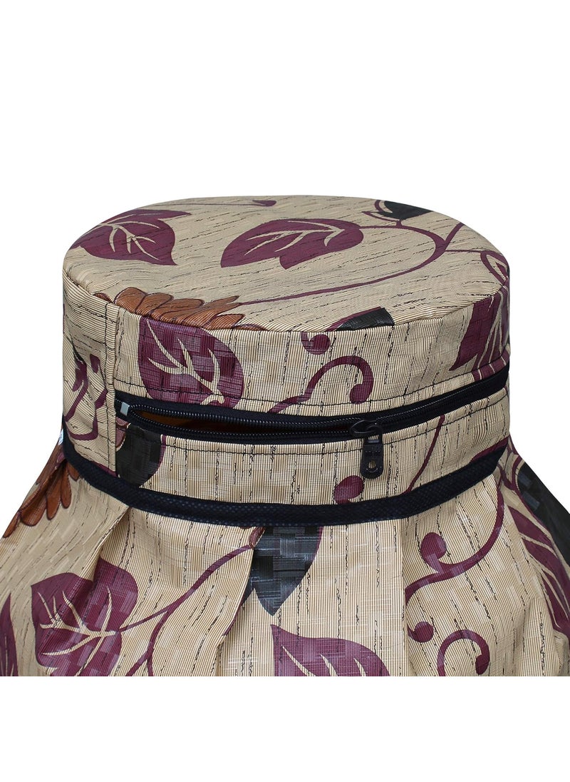 Lithara Lithara Printed PVC LPG Gas Cylinder Cover Washable Dustproof Size 25 x 21 Inches Multicolor CYSA03  - Image 3