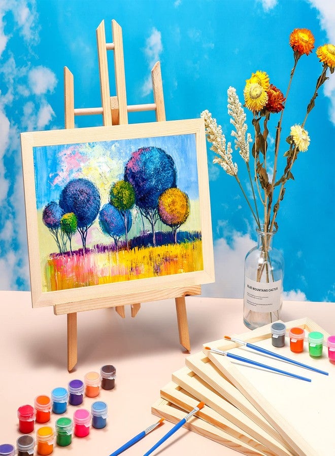 Youyole Wood Canvas Boards Unfinished Wooden Panel Boards Paint Pouring Panels for Painting Drawing Home Decor(10 Pieces,12 x 8 x 0.4 Inches) - Image 3