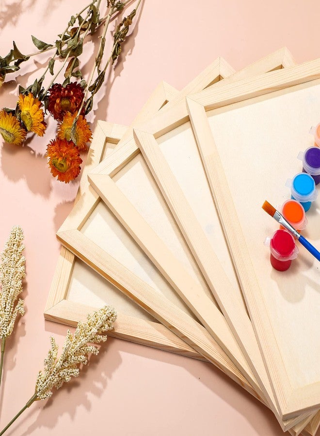 Youyole Wood Canvas Boards Unfinished Wooden Panel Boards Paint Pouring Panels for Painting Drawing Home Decor(10 Pieces,12 x 8 x 0.4 Inches) - Image 5