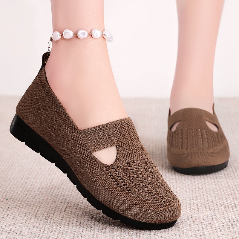 Women's Breathable Hollow Out Clogs – Comfortable Slip-On Casual Shoes - Image 3