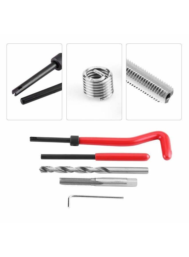JoyTube 35 Pcs Thread Repair Kit, Stainless M8 x1.25mm Thread Repair Insert Kit Compatible Hand Tool Set for Auto Repairing - Image 5