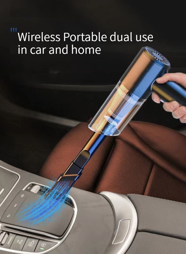 متعددة الوظائف سيارة لاسلكية المنزل مكنسة كهربائية عالمية محمولة باليد مكنسة كهربائية منزلية داخلية سيارة مزدوجة الغرض مكنسة كهربائية - Image 2