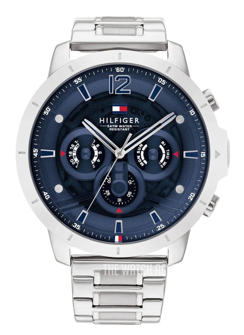 Tommy Hilfiger Plus Men's Stainless Steel Bracelet Watch 1710492 50mm  - Image 1