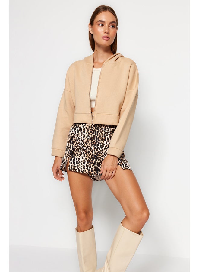 trendyol Sweatshirt - Beige - Relaxed fit  - Image 3
