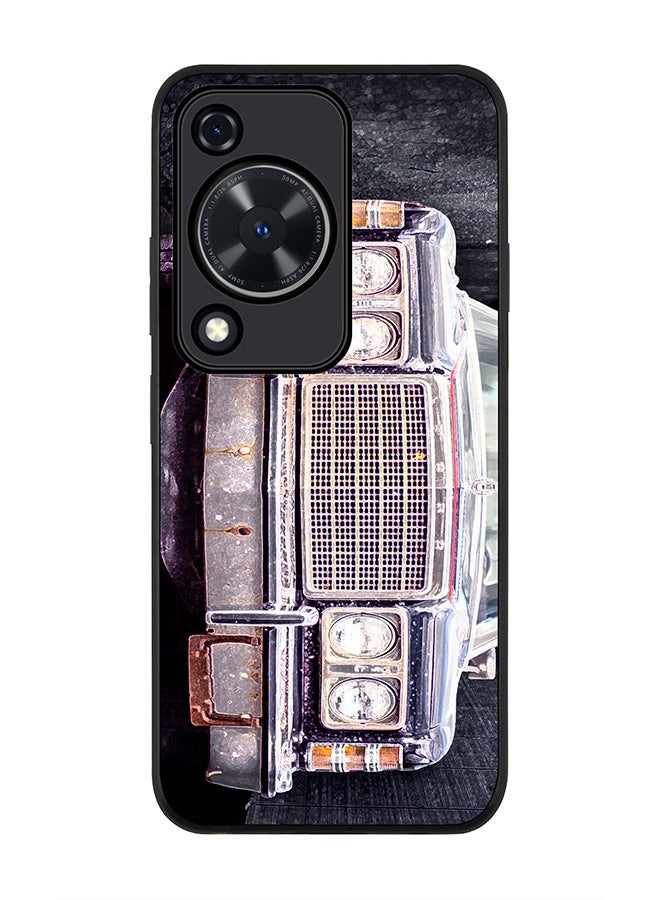 Stylizedd Rugged Black edge case for Huawei nova Y72 / Huawei Enjoy 70 4G, Slim fit Soft Case Flexible Rubber Edges Anti Drop TPU Gel Thin Cover -  Old Ford - Image 1