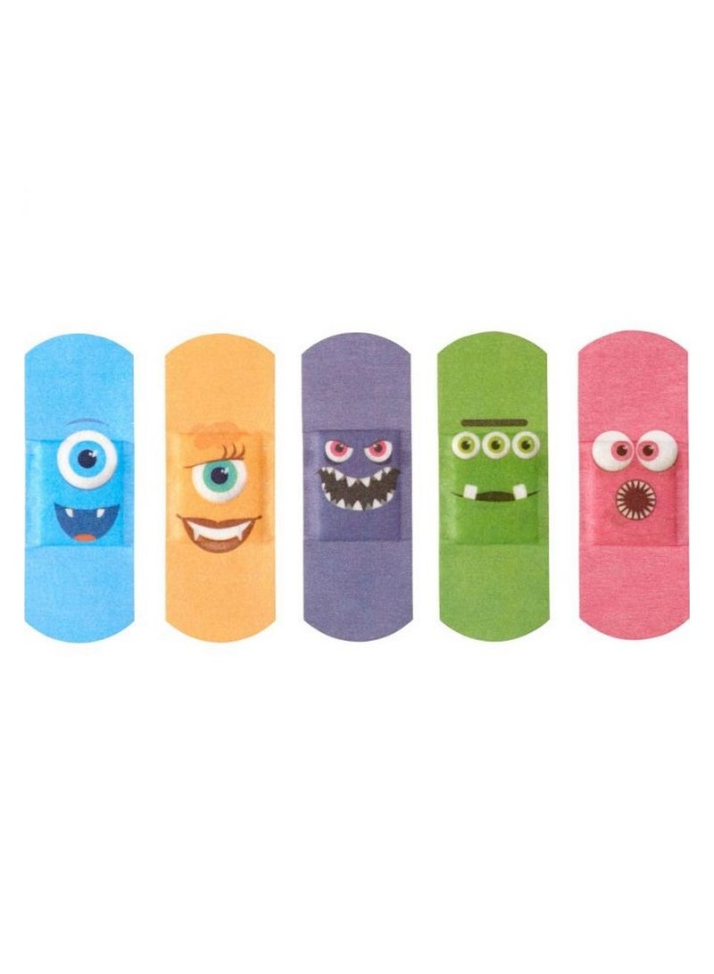 3M Nexcare Happy Kids Monster Plasters Pack Of 20 - Image 2