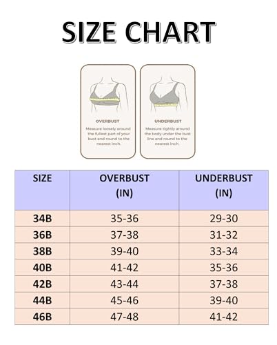 PLUMBURY Women Lightly Padded Front Button Open Maternity|Feeding| Nursing Bra, Beige, Size 40 - Image 4