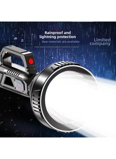 Generic Led Flashlight Strong Light Outdoor Rechargeable Super Bright Multifunctional Household Searchlight Portable Work Light-Product Specifications:Portable Lamp + Data Cable + Color Box  - Image 5