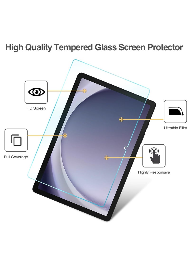 1 حزمة واقي الشاشة لـ Galaxy Tab A11 Plus 2025 / Tab A9 Plus 11 بوصة 2023 ، HD Glass Tempered 9H Film Guard لـ Tab A11 + / A9 + 5G 11 فيلم زجاجي - Image 2