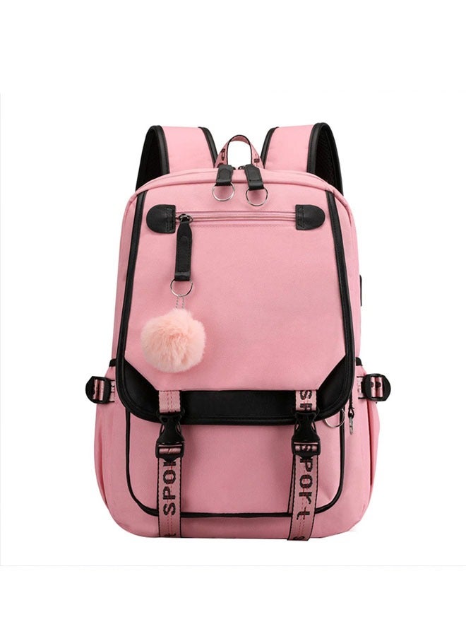 Simple Multi-layer High School Students Shoulder Backpack Schoolbag - Image 1