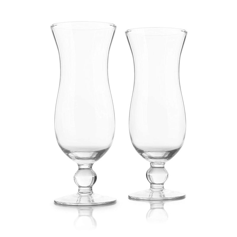 BOTIST 450 ml Crystal Cocktail Glasses Set of 6Hurricane Cocktail Glass Set for Alcoholic Drinks Cocktails Beverages Water JuiceTerran Pina Colada Glasses Transparent 6 Pcs - Image 3