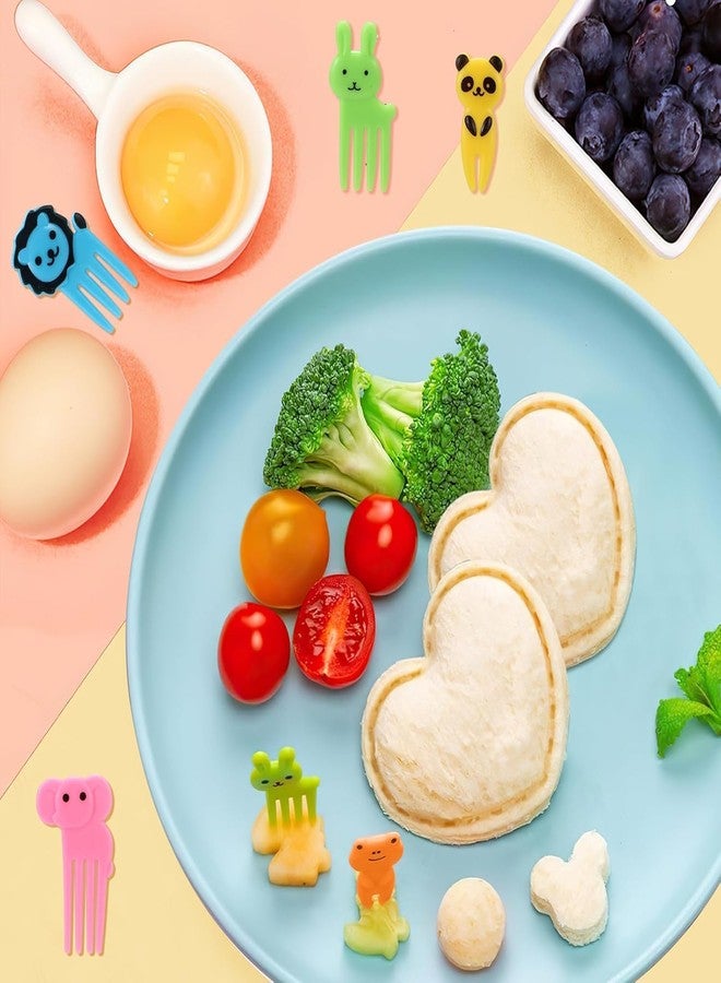 THECLOUDMALL Fruit Vegetable Cutter Shapes Set|| Stainless Steel Vegetable Fruit Cuter|| Kid Baking Cooking Food Decoration|| Cookie for Kitchen Different Shapes Pastry Mold|| (32pc Sandwich Cutter) - Image 3