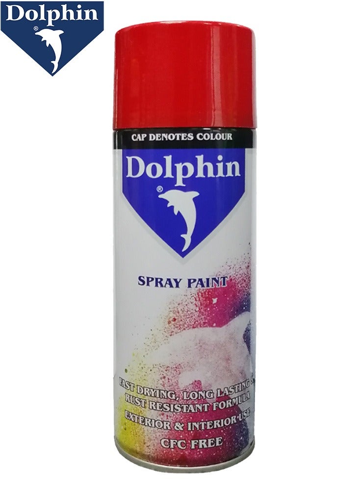 Dolphin Rust Resistant Spray Paint Suzuki Red 280g - Image 1