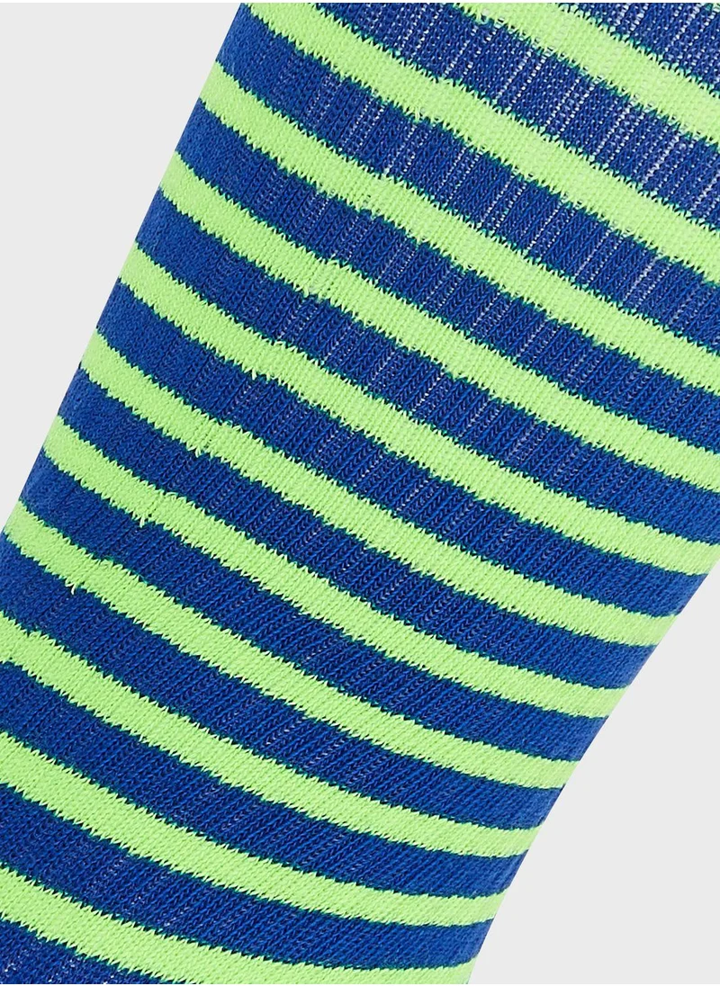 Happy Socks Thin Striped Crew Socks