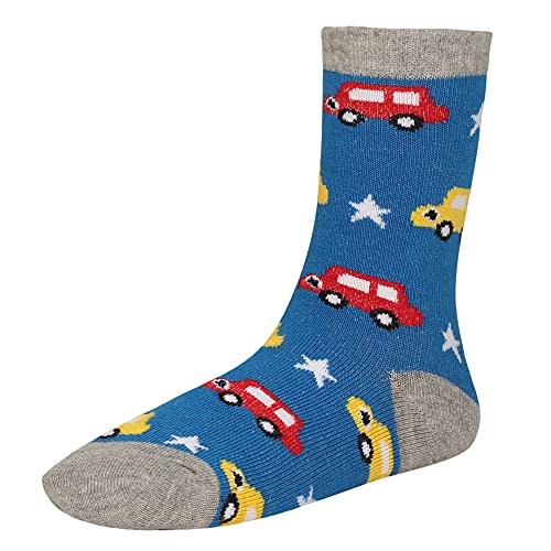 CREATURE Girls And Boys Printed Multicolored Cotton Calf Length Socks CRE-KIDS-P5-119 (5-6 YEARS) - Image 5