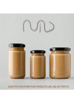 OASIS-TH Peanut Butter Stirrer, Mixer Gadgets Mixing Tool with Scraper, Almond Butter Mixing Tool, Butter and Jam Stirrer  - Image 2