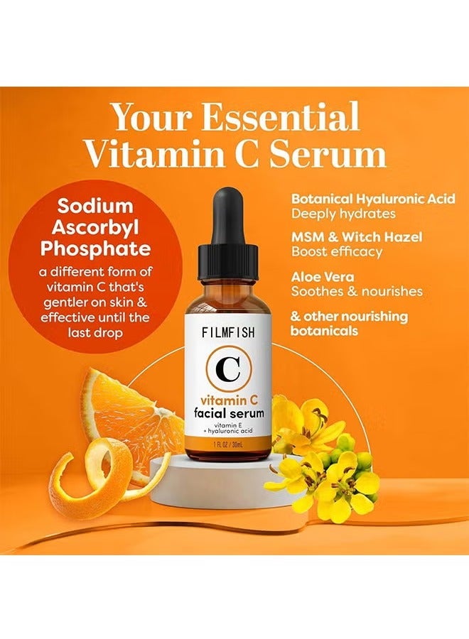 TruSkin Vitamin C Facial Serum，Delicate Hydrating and Brightening Serum 30ml - Image 2