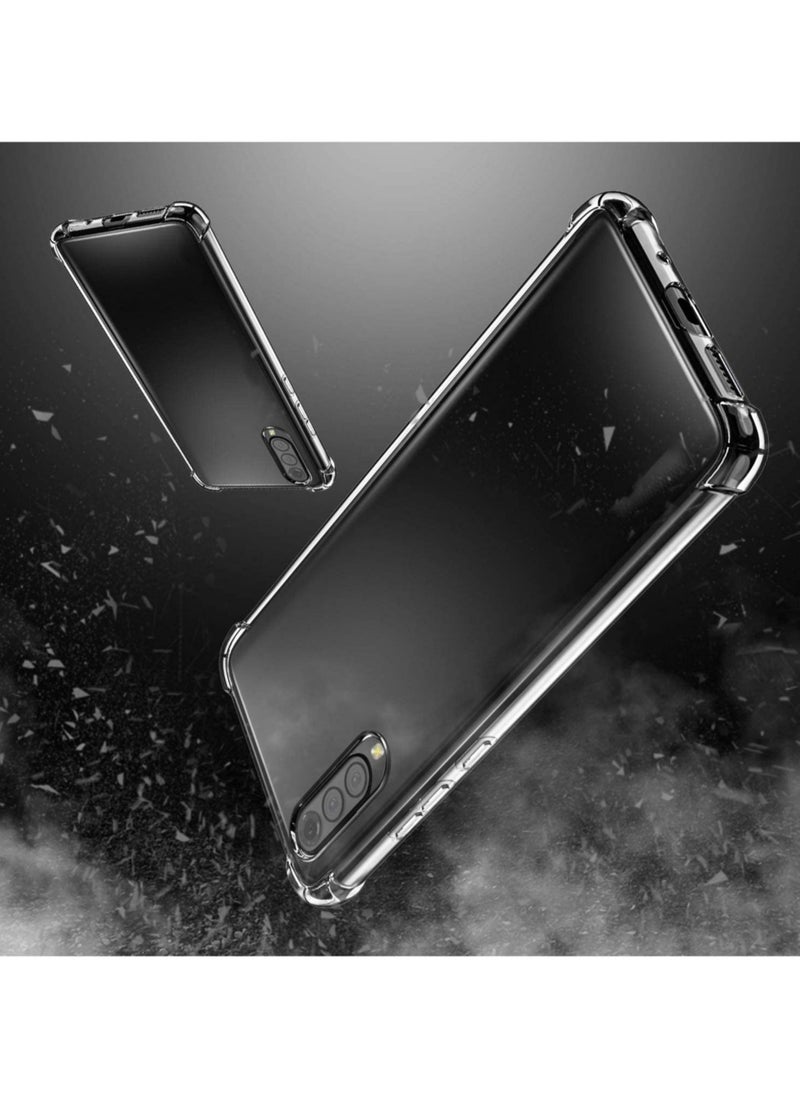 Raxoom Samsung Galaxy A30S Case Cover Protective Shock Absorption Bumper soft Transparent Case (Clear) - Image 4