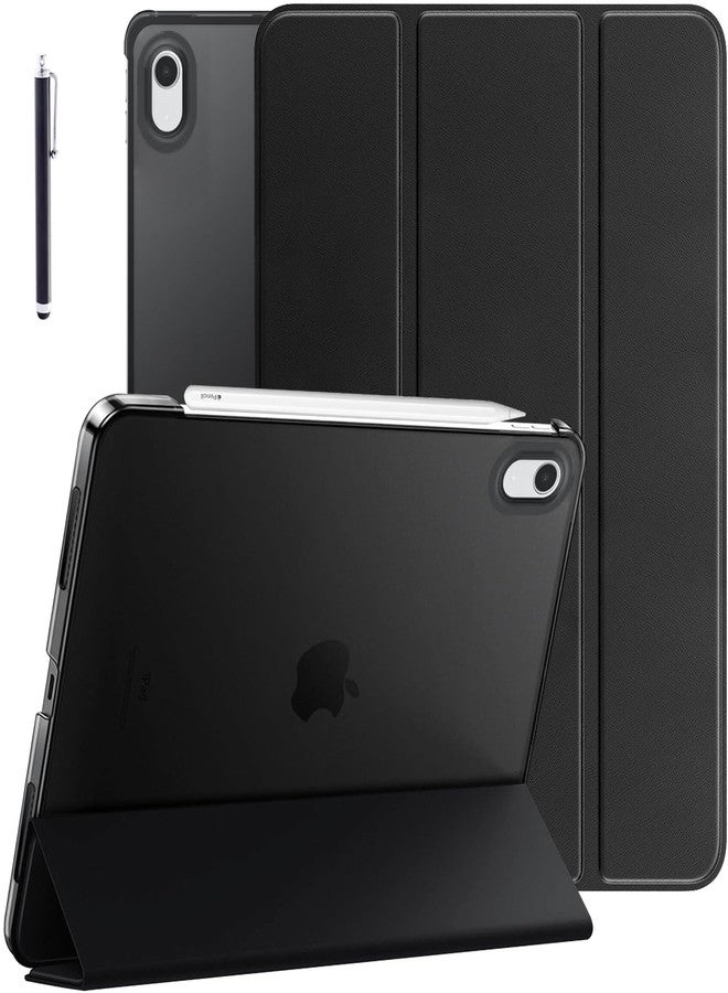 Robustrion Cover for iPad Air 11 inch Cover M4 / M3 / M2 / Air 4th 5th Gen Generation with Translucent Back for iPad Air 11" M4 M3 M2 /Air 4 5 10.9" - Black - Image 1