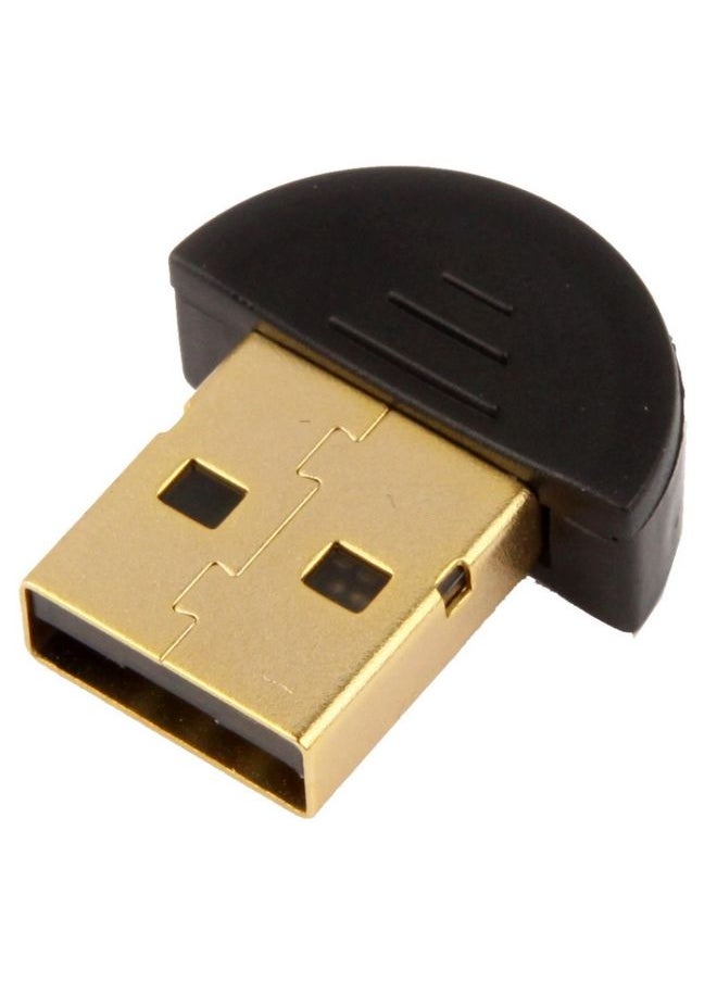 BURAQ - Micro Bluetooth 4.0 + EDR USB Adapter, Support Voice Data (Transmission Distance: 30m)(Black) - Image 1