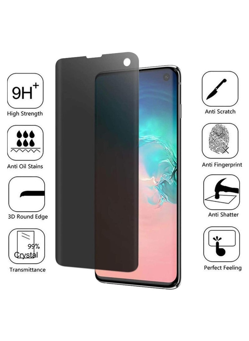 Generic - Privacy Screen protector compatible with Samsung Galaxy S10e Screen Protector Tempered Glass [Anti-Glare][HD Full Coverage][Easy Installation][Scratch Resistant][9H Hardness] - Image 1