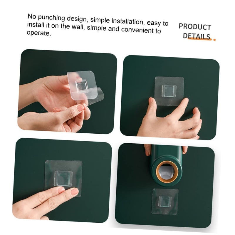 Automatic Toothpaste Dispenser Wall Mounted Easy Install No Drilling Required White - Image 4