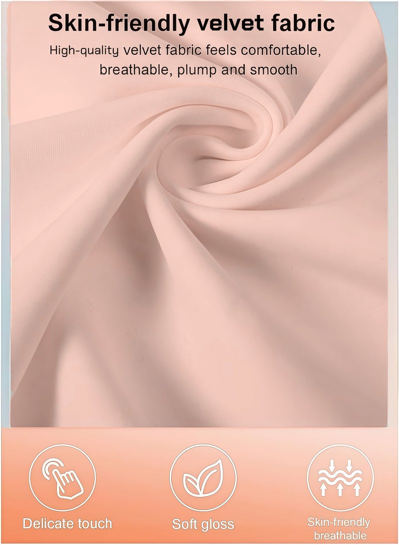 Makeup Vanity Chairs, Home Office Computer Chair, Cute Office Chair, Height Adjustable Swivel Office Chair, Cute Makeup Chair with Wheels, Comfortable Reclining Chair, for Living Room Office (Pink) - Image 3