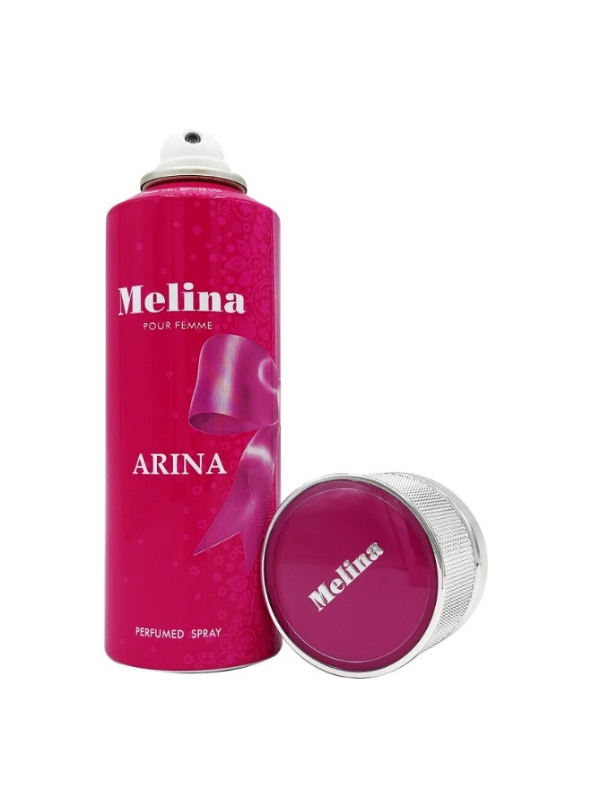 Melina Arina Perfume Body Spray For Women 200ml - Image 2