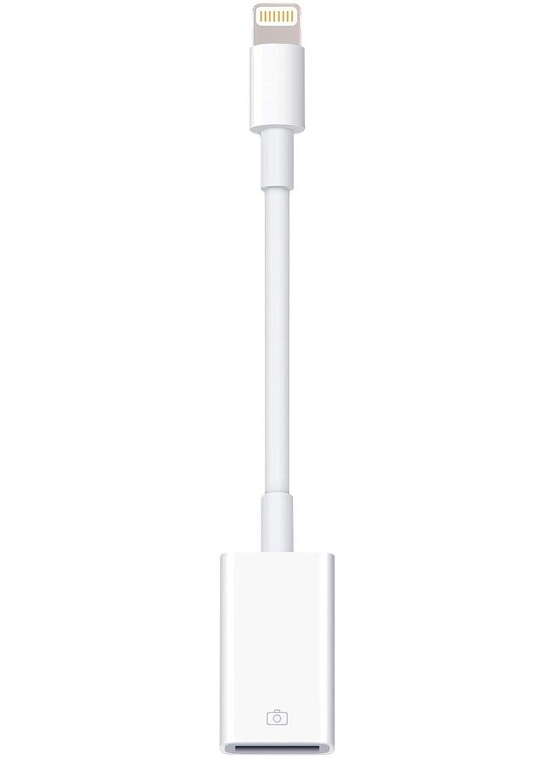 Lightning Female USB OTG Cable Adapter for iPhone, iPad Models, Camera, Card Reader, USB Flash Drive, MIDI Keyboard
