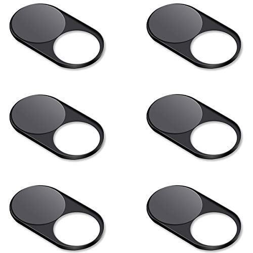 CloudValley Upgrade Magnetic Webcam Cover 6Pack 0023 inch Metal Camera Cover Slide for Mac iPad MacBook Pro MacBook Air Laptops PCComputer Tablets Web Blocker Protect Your Privacy - Image 1