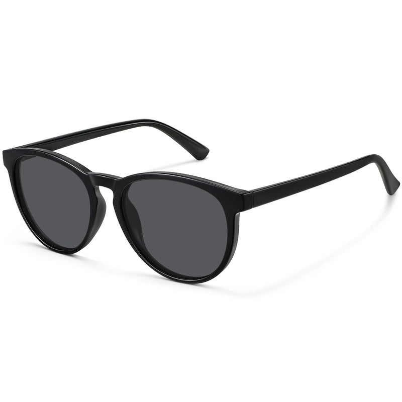 Fozono Classic Round Polarized Sunglasses for Women Retro Shades Trendy Vintage Sun Glasses - Image 1