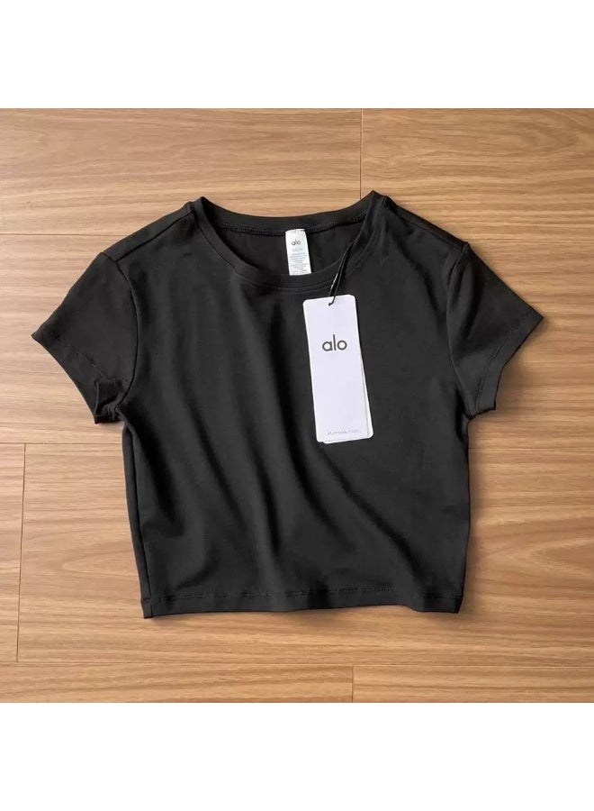 alo Alo Yoga Training Short Sleeve T-Shirt for Correct Shoulder Alignment - Image 1