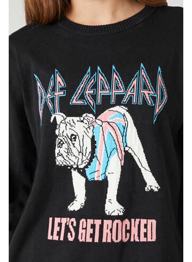 FOREVER 21 Def Leppard Graphic Sweater - Image 5