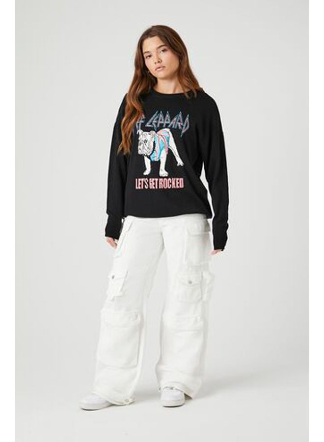 FOREVER 21 Def Leppard Graphic Sweater - Image 4