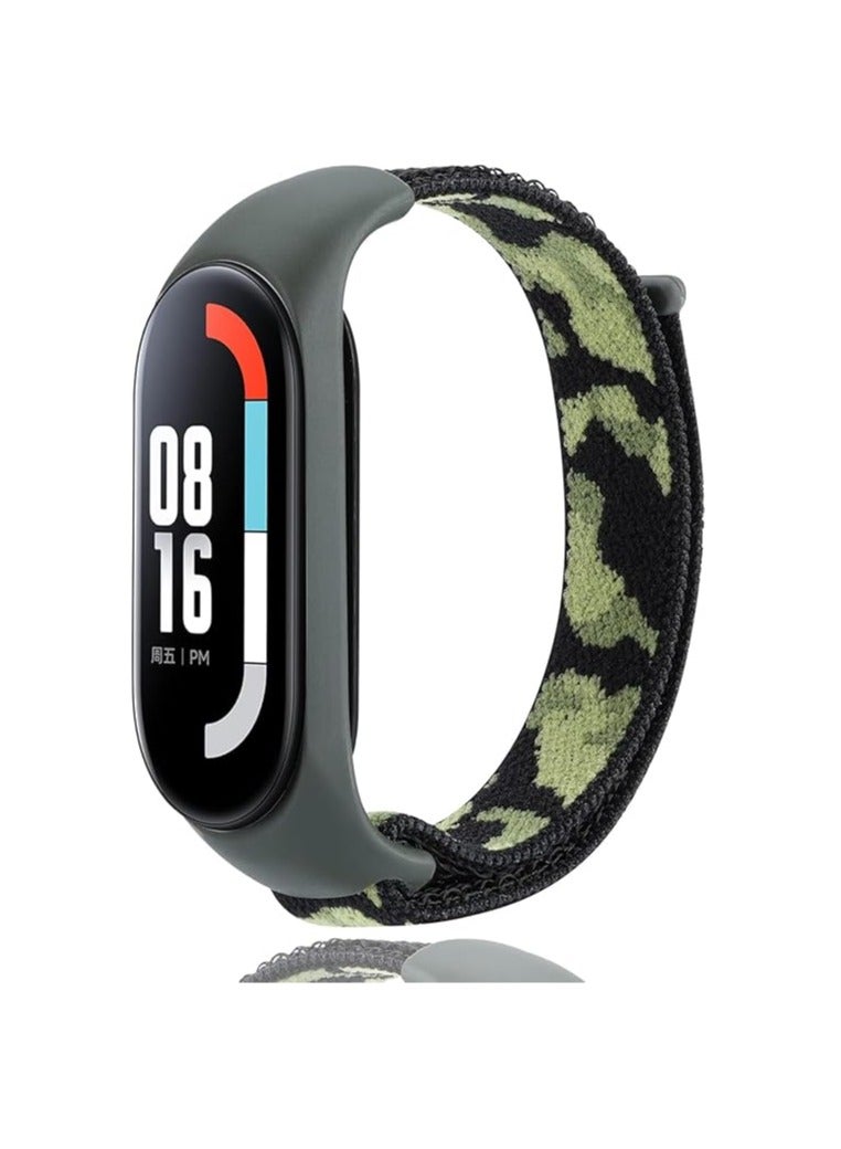 shomira Nylon Band for Xiaomi Mi Band 7/Mi Band 6/Mi Band 5/Mi Band 4/Mi Band 3, Bracelet Nylon Watch Strap Adjustable Sport Replacement Strap for Men Women - Image 1