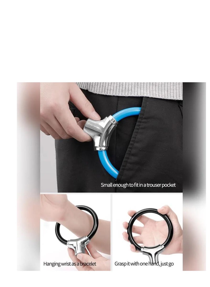 Y&D Mini Bike Lock Cable Portable Anti-Theft Bicycle Security Cycling Zinc Alloy Senior Waterproof Travel Luggage Locks Helmet  - Image 4