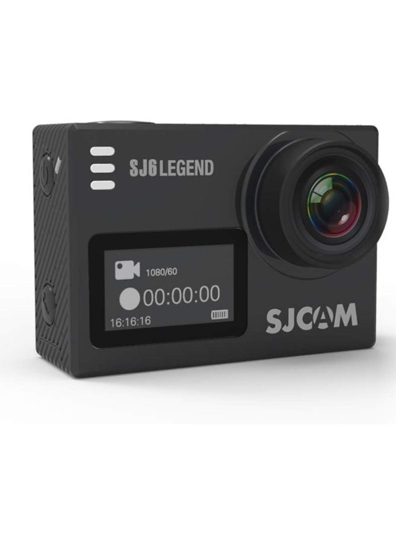 SJCAM - SJCAM SJ6 Legend 4K WiFi Action Camera Waterproof Dual Screen Sport Camera Underwater 2.0 Touchscreen/ 0.9 Front LCD Screen Wide Angel Gyro Stabilization - Image 1