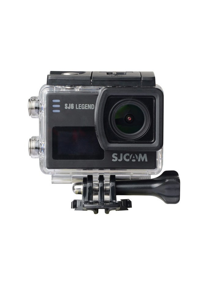 SJCAM - SJCAM SJ6 Legend 4K WiFi Action Camera Waterproof Dual Screen Sport Camera Underwater 2.0 Touchscreen/ 0.9 Front LCD Screen Wide Angel Gyro Stabilization - Image 1