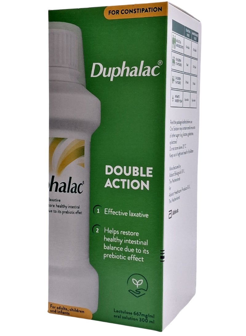 Duphalac Syrup 300ml (Supports Digestive Health & Relieves Constipation) - Image 2