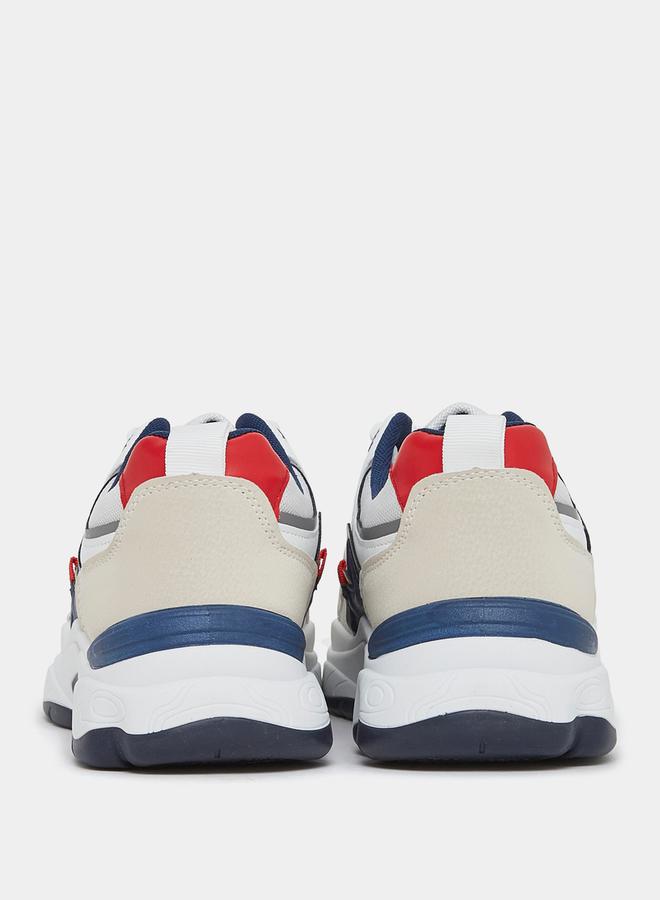Styli Styli Low Top Color Block Lace Up Sneakers - Image 5